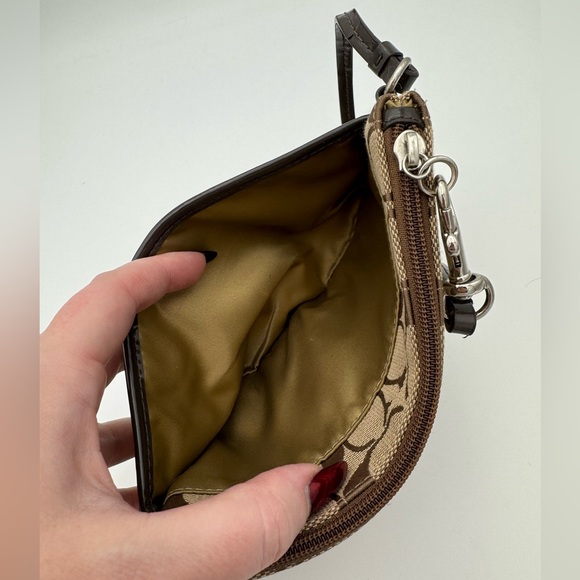 Coach Park Signature Monogram Wristlet - Picture 3 of 6